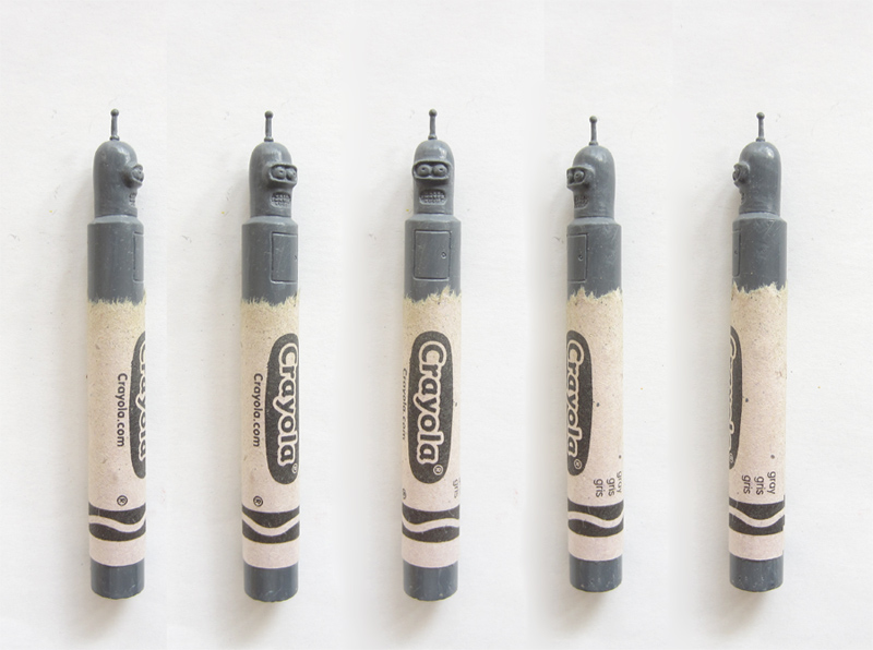 Illustration for article titled Your Favorite Characters, Carved Into Crayons